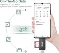Vanja Type C Card Reader, 3-in-1 USB 2.0 Portable Memory Card Reader and Micro USB to USB C OTG Adapter for SDXC, SDHC, SD, MMC, RS-MMC, Micro SDXC, Micro SD, Micro SDHC Card and UHS-I Cards (Black). 