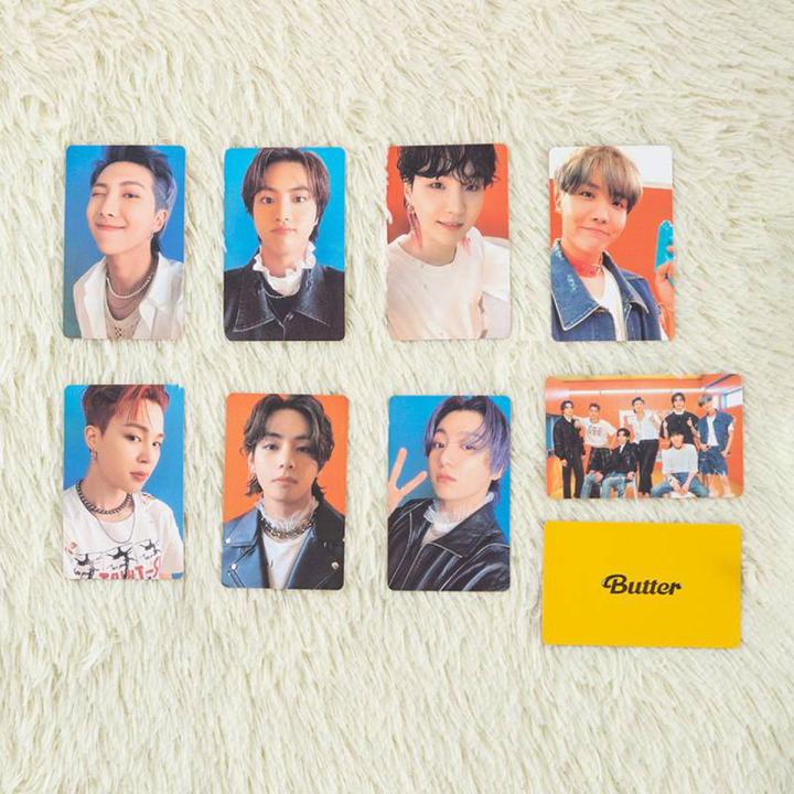 KPOP BTS Butter Album OFFICIAL Same Card 1:1 High Quality Concept Photo JK V JIMIN JIN SUGA RM J-HOPE Fan Meeting Photocard