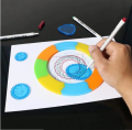 Spiral Designer Drawing Free style 24PCS Interchangeable frame with 3 Pens Creative Spirograph Drawing Educational toys for kid. 