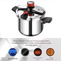 Stainless Steel Pressure Cooker Heavy Duty Fast Cooking Pot with Safety Lock Lid | Multipurpose Pressure Cooker for Rice, Chicken, Meat, Dal, Beans & Vegetables | Durable Kitchen Cookware for Gas Stove. 