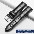 OLEVS Fashion Leather Black Brown Men Watch Strap 20cm. 