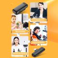 【COD+Ready Stock + FREE Shipping 】J13 Wireless Lavalier Microphone for iPhone Android Mobile Phone Professional Video Recording Mic for Laptop PC Live Audio. 