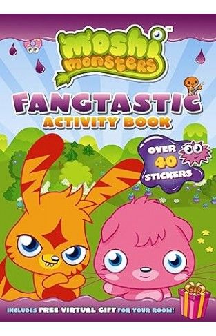Liberty Books | Moshi Monsters Fangtastic Activity Book with Stickers (100% Original)