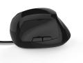 PORTTU 6D USB Wireled Vertical Ergonomic Optical Mouse, 800/1200 /1600DPI, 6 Buttons - Black ORIGINAL UK ZONE STOCK. 