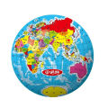 Children's early education cognitive world globe pat kindergarten inflatable Chinese map ball elastic ball toy. 
