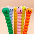 1pcs Soft Silicone Gel Pen Cute Caterpillar Colorful Cartoons Pen Black Ink 0.5mm Kawaii School Supplies Korean Stationery. 