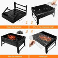Portable Charcoal BBQ Grill – Folding Barbecue Grill for Outdoor Cooking. 
