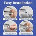 Universal Splash Filter Faucet 1080 Rotating Faucet Extender Aerator Non Splashing Swivel Sink Faucet Head with 2 Water Outlet Modes for Bathroom and Kitchen. 