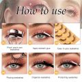 Black Big Eye False Eyelashes Fairy Natural Look Fake Eyelashes Mink Fluffy Strip False Lashes for Women. 