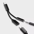 2 in 1 Type C Headphone Adapter USB C Splitter Jack AUX Audio Charging Converter for Huawei Samsung Xiaomi. 