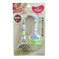 BAGASHION Baby fish Pacifier with Chain Holder Beautiful For kids Silicon Pacifier with Cap and Beaded Chain - BPA-Free Soother for baby Soother for baby boy Soother for baby girl Soother for newborn baby  Soother Pacifier with Clip-On Holder for Infants. 