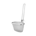 Durable 304 Stainless Steel Mesh Strainer Spoon Cooking Utensils Silver Hot Pot Strainer Korean Noodles Scoop Long Handle Sieve Food Colander Kitchen Supplies. 