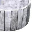 Garden Planter Wooden Flower Planter Pot Flowerpot Wooden Flower Pot Vintage Style Plant Pot for Garden Home Tabletop Indoor Outdoor Balcony. 