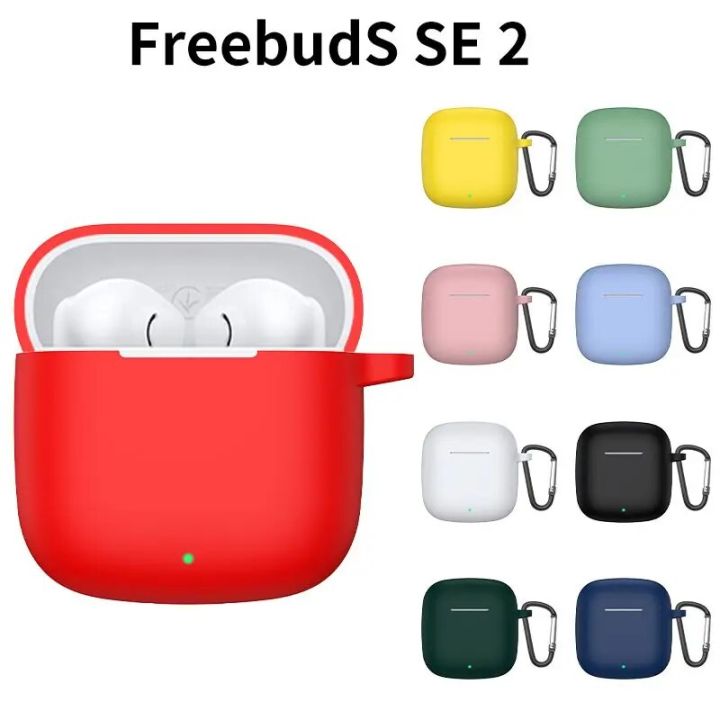 Silicone Earphone Cases For Huawei FreeBuds SE 2 Case Cover Headphone Accessories Protective Box FreeBuds SE2 Case Bag With Hook