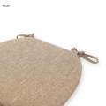 Chair Cushion with Ties Dining Chairs Nonslip Seat Cushion Pad Black Grey. 
