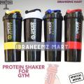 Ibraheemz Mart - 3-in-1 Spider Protein Shaker Bottle Sports Gym Water Bottle Multi-Purpose Shaker with Extra Supplement and Pill Capsule Storage BPA Free Plastic Easy Grip Leak Proof-500ml. 
