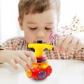 Blazing Super Fun Spinning Flash Top UFO With Lights & Music Spin Top Toy with Launcher. 
