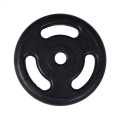 Standard - Tri-Grip Rubber Coated Weight Plate -1kg 2kg 3kg 4kg 5kg 8kg 10KG. 