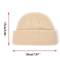 Fashion Hip Hop Beanie Knitted Hat Men Skullcap Women Winter Warm Brimless Baggy Melon Cap Cuff Docker Fisherman Beanies Hats. 