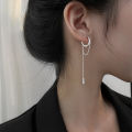 Prevent Allergy 925 Silver Needle Tassel Round Bead Long Drop Earring For Women Party Wedding Jewelry eh1047. 