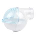 Hamster Bathroom Spherical Shape Dust-proof Plastic Small Animal Bath Sand Room Pet Supplies. 