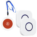 New lanyard type long battery life wireless pager for the elderly and children 350m ultra-long distance through the wall emergency caller. 