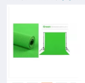 5x10ft Dark Green Screen Chroma Key Studio Backdrop Video Photo Background Removing Backdrop. 