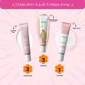 Klean Beauty-Take Off Trio = 15ml Clarifying Gel Facewash + 15ml Hydrating Moisturizer + 15ml Melt in Sunscreen | Travel kit | Travel-Friendly | Melt In Hydrating Sunscreen Cream Sunscreen | Water Resistant | Non-Greasy | sunblock | Korean glass skin | Ba. 