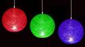 Hanging Light Yarn Decoration Ball Pack of 1. 