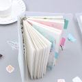 A5/A6/A4/B5 matte binder loose strap Loose Leaf Notebook Paper Planner Inner Page ring binder Stationery Gift Traveler Journal. 