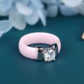 ealthy Jewelry ings for Women eer Lose Color ade Your ger n Loely ink Ceram ings With ig Crtal ling Jewelry. 