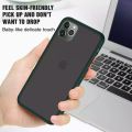 Shockproof Phone Case For iPhone 12 12 pro 12 pro max 11 Pro Max XR XS Max X 8 7 6 6S  Frosted Half Transparent Back Skin Feeling Cases. 