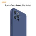 For iPhone 12 Pro Max Hat-Prince ENKAY ENK-PC070 Liquid Silicone Straight Edge Shockproof Protective Case. 