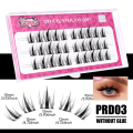 VIPUDA Pre Glued Lashes Cluster Self Adhesive Eyelashes 18/30PCS,Natural Lash With Tweezers,Press on Eyelashes No Glue Needed. 