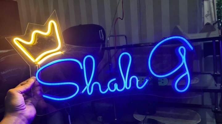 Customized Neon Sign , Upgrade Your Space with Personalized Neon Signs: Affordable, Neon Lights for Your Own Room Decoration! ( 4-8 letters with Crown for just 1999) .