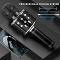 4 in 1 Karaoke Microphone Bluetooth Wireless Microphone Portable Karaoke Player with Speaker for Android/iOS, PC and Smartphone. 