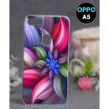 Oppo A5 Bcak Cover - Floral Cover. 