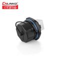 CNLINKO PBT Plastic Shell Waterproof IP67 RJ45 Connector 1/4 Bayonet Connecting RJ45 Ethernet Adapter 8P8C Industry Plug Socket. 