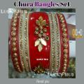 Bridal Kundan Chura Bangles for girl and women. 