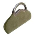 Black shyneel clutch bag for women CLB-0003-BKD-BL. 