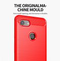 Leweisi Carbon Fiber Bumper Phone Case For Google Pixel 3 XL Back Cover Coque Shockproof Protective. 