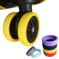 4/8Pcs Silicone Luggage Wheels Protector Universal Reduce Wheel Wear Suitcase Parts Axles Trolley Box Casters Cover with Silent Sound Noise Wheels Guard Cover Suitcase Wheels Protection Cover Luggage Accessories. 