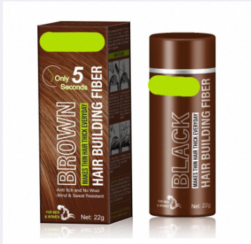 Hair Building Fibers Brown | Fill In Fine or Thinning Hair | Instantly Thicker, Fuller Looking Hair | for Men & Women - 22g
