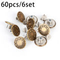 10Pcs/Set Alloy Jeans Screw Button Detachable Snap Fastener Pants Pins Nail Free Jeans Adjustable Waist Buckles Sewing Buttons Set. 