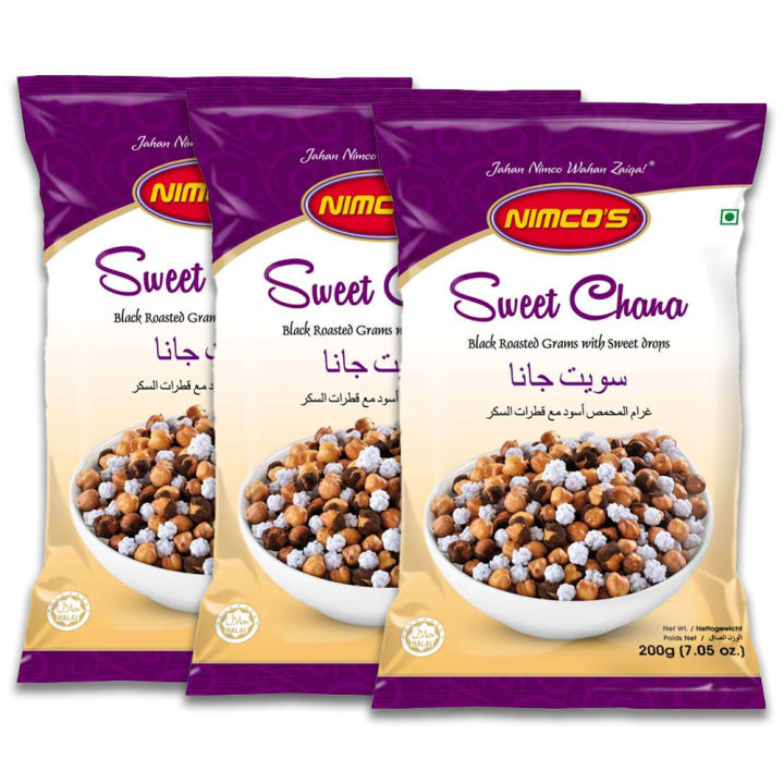Nimco's Sweet Chana 200g Pack of 3