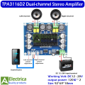 2.1 Channel Audio Stereo Equalizer Bluetooth Hifi Power Subwoofer Amplifier Board Tpa3116d2 by Electrica. 