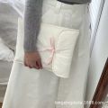 Korean Ballet Style 14 Inch Laptop Bag Bow Quilted 1 Inch ipad Liner Bag Tablet Protective Sleeve. 