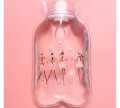 1 pcs Small Transparent Hot Water Bottle Cartoon Simple Winter Warm Water Bag Student Portable Mini Water Warm Hand Treasure. 