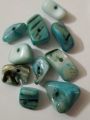 Mix Synthetic Stone Sea Green Beads Of Mix Sizes And Shapes. 60 to 40gms Beads, Aesthetic Beads For DIY Jewelry Making, Jewelry, Dress Accessories, Crafts, and Home Décor. 