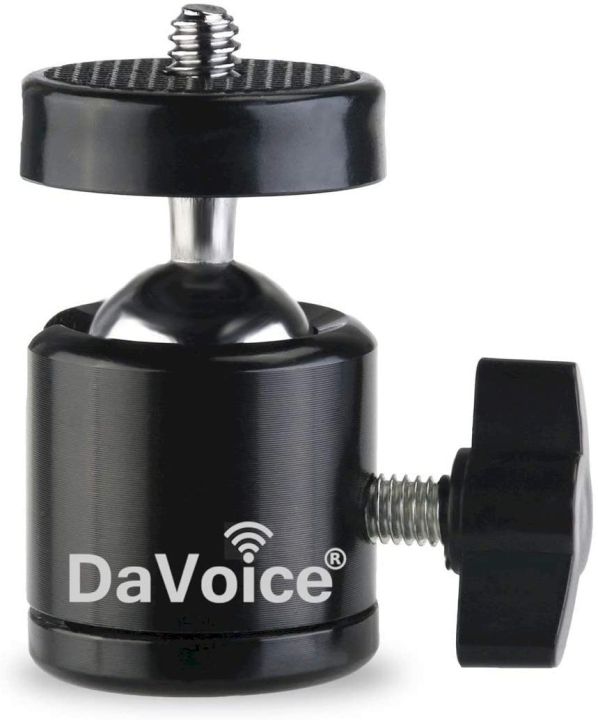 360%20Mini%20Ball%20Head%20Metal%20Mount%20Adjustable%20for%20Tripod%20Monopod%20Stand%20Black%20-%20Image%207